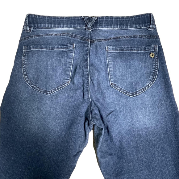 Democracy “Ab” Technology Skinny Jeans Medium Wash Stretch Waist Women's Size 10 - Picture 5 of 13